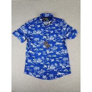 Reyn Spooner SEATTLE SEAHAWKS THROWBACK BUTTON‎ FRONT Hawaiian Shirt Size Small